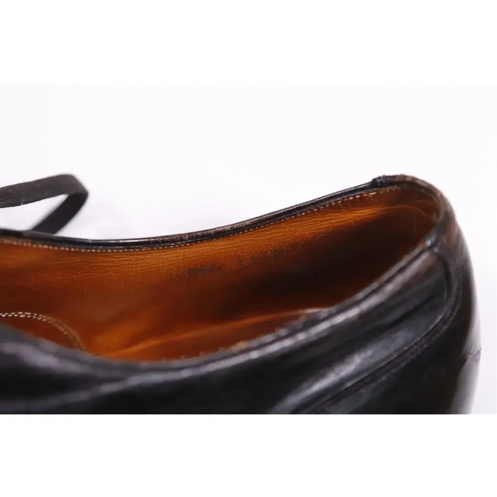 Cole Haan Made in England Black Lace-Up Oxford Leather Dress Shoes Mens 11 D
